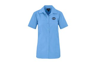 Unitrans Ladies Short Sleeve Shirt - Light Blue