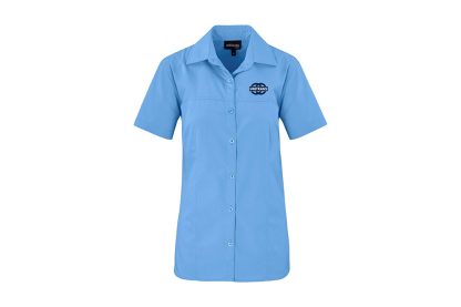 Unitrans Ladies Short Sleeve Shirt - Light Blue