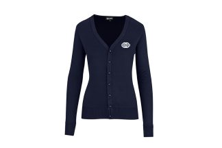 Unitrans Ladies Button Down Cardigan - Navy